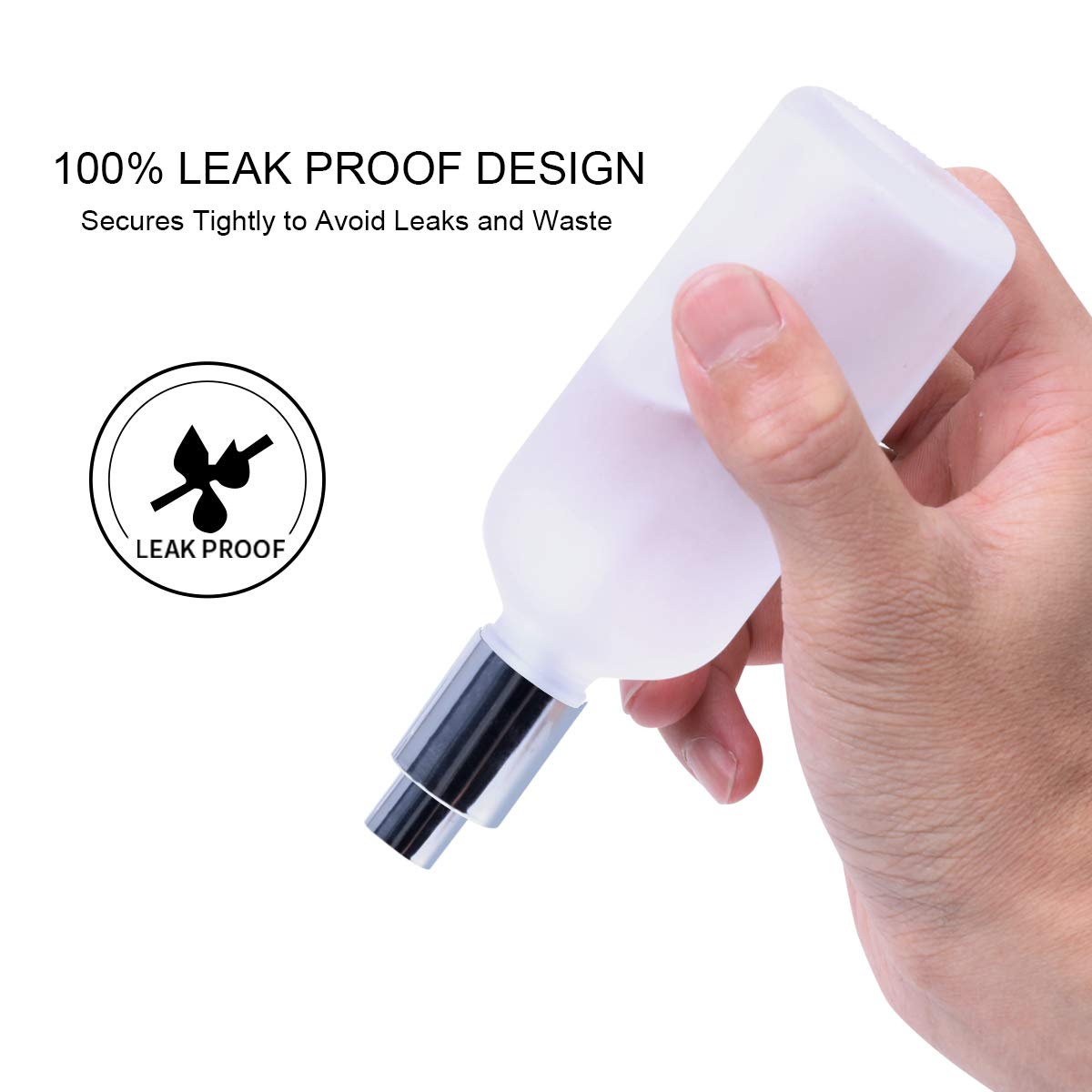 2-Pack 3.4oz Frosted Glass Spr - Misting Bottle Fine avaliação e preço