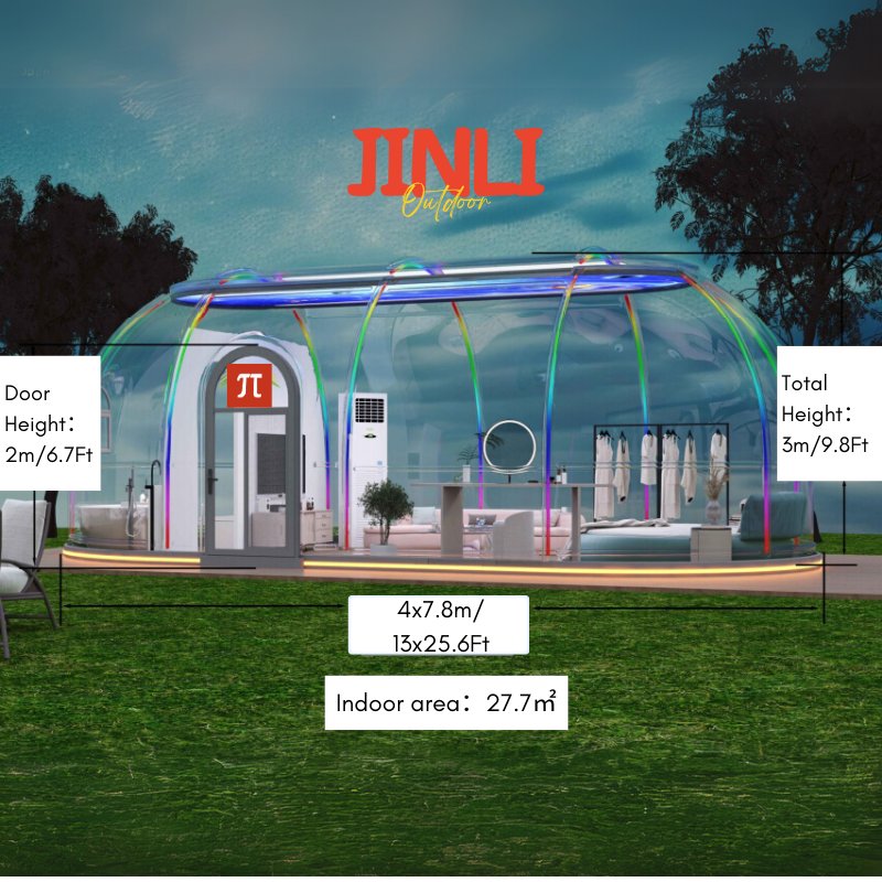 7.8-Meter Transparent Starry P - Plastic Dome Clear avaliação e preço