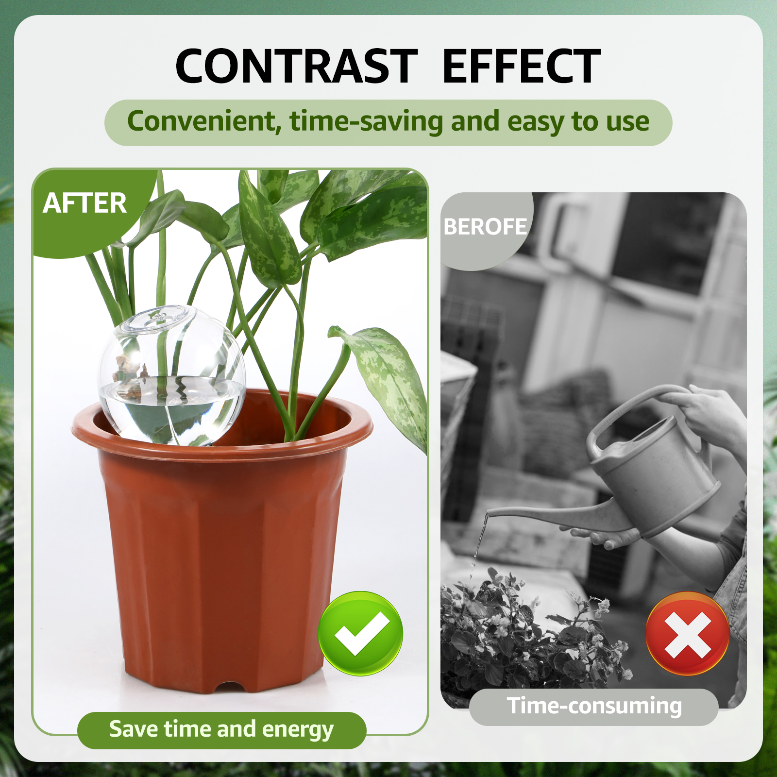 2/4Pcs 500ML Automatic Drip Ir - Self Watering Insert avaliação e preço