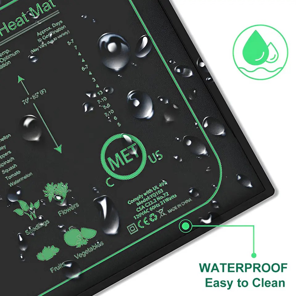 10/25/50CM Seedling Heat Mat I - Rooting Gel Clone avaliação e preço