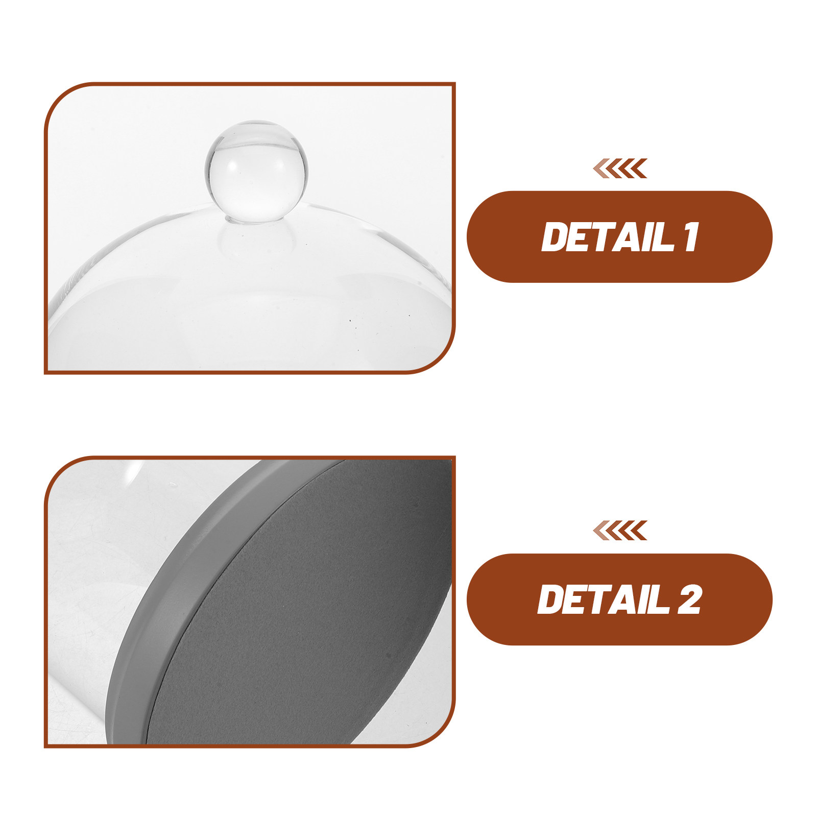 Glass Dome Cloche Clear Bell J - Plastic Dome Clear avaliação e preço