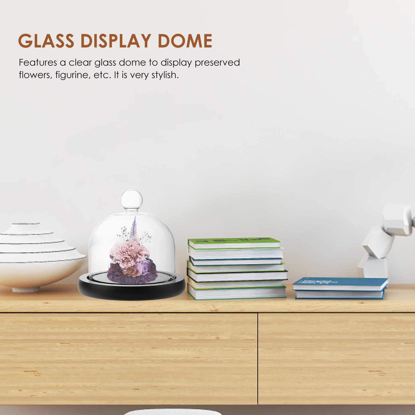 Glass Display Dome Clear Cover - Plastic Dome Clear avaliação e preço
