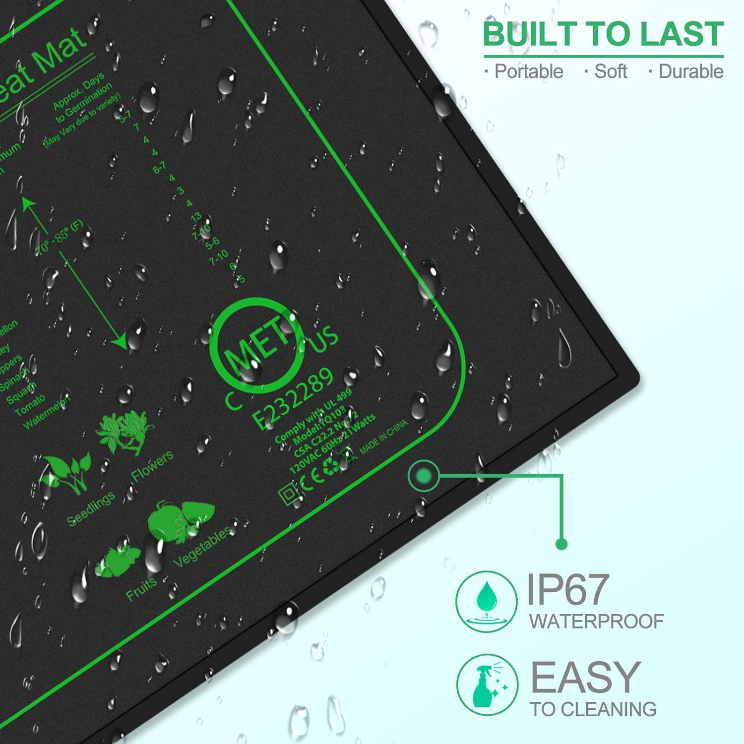 Seedling Heat Mat With Digital - Rooting Gel Clone avaliação e preço