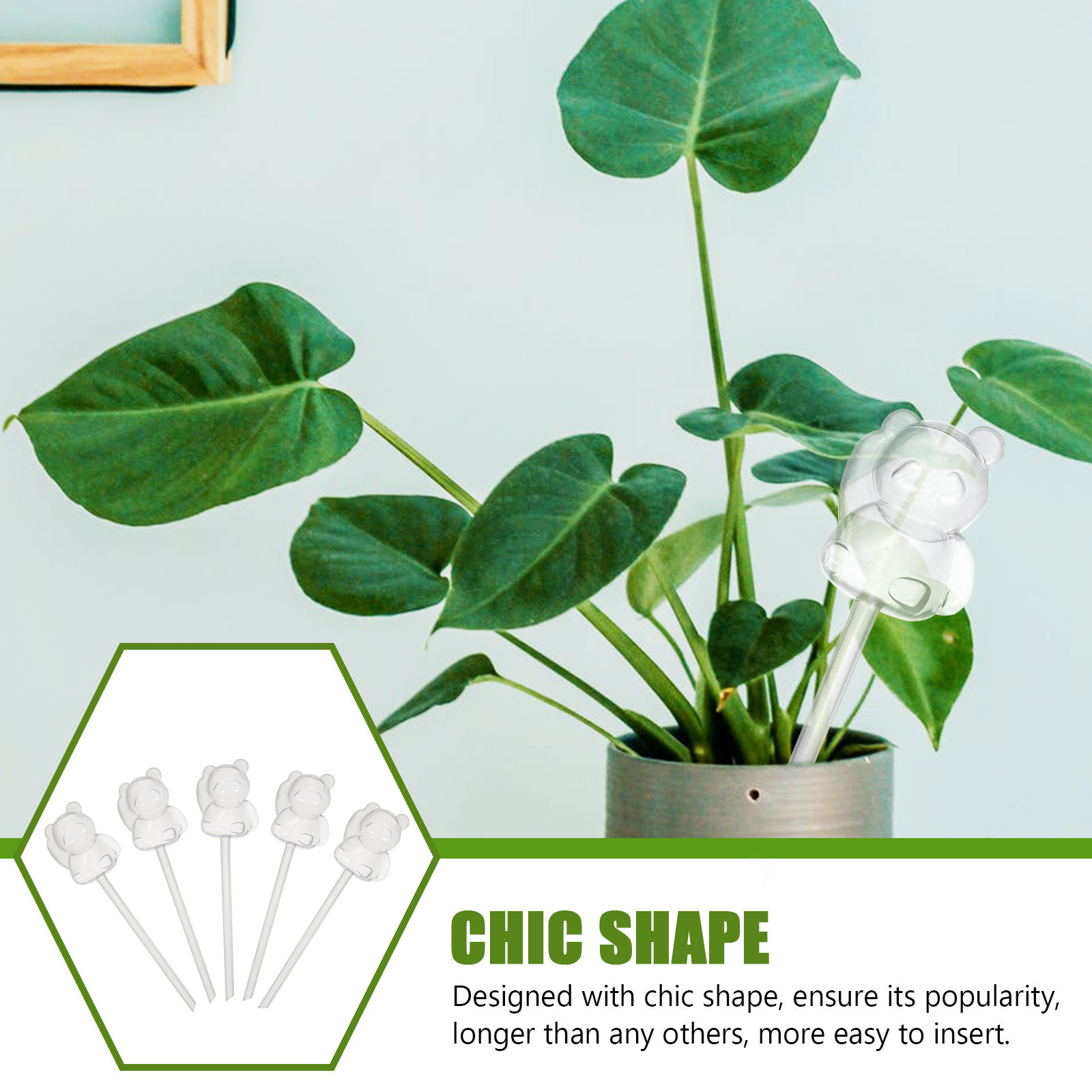5Pcs Automatic Flower Watering - Self Watering Insert avaliação e preço