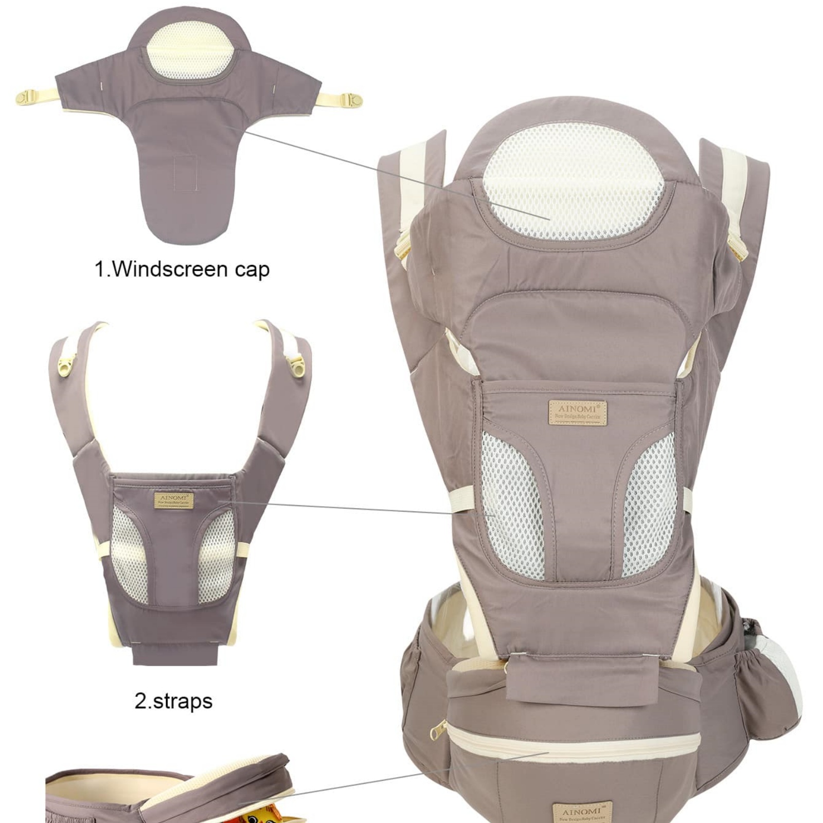 ErgoBaby Carrier with Hip Seat - Rooting Gel Clone avaliação e preço