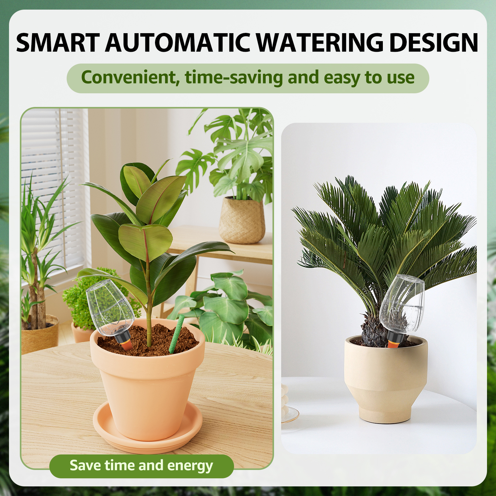 4Pcs Plant Watering Globe Clea - Self Watering Insert avaliação e preço