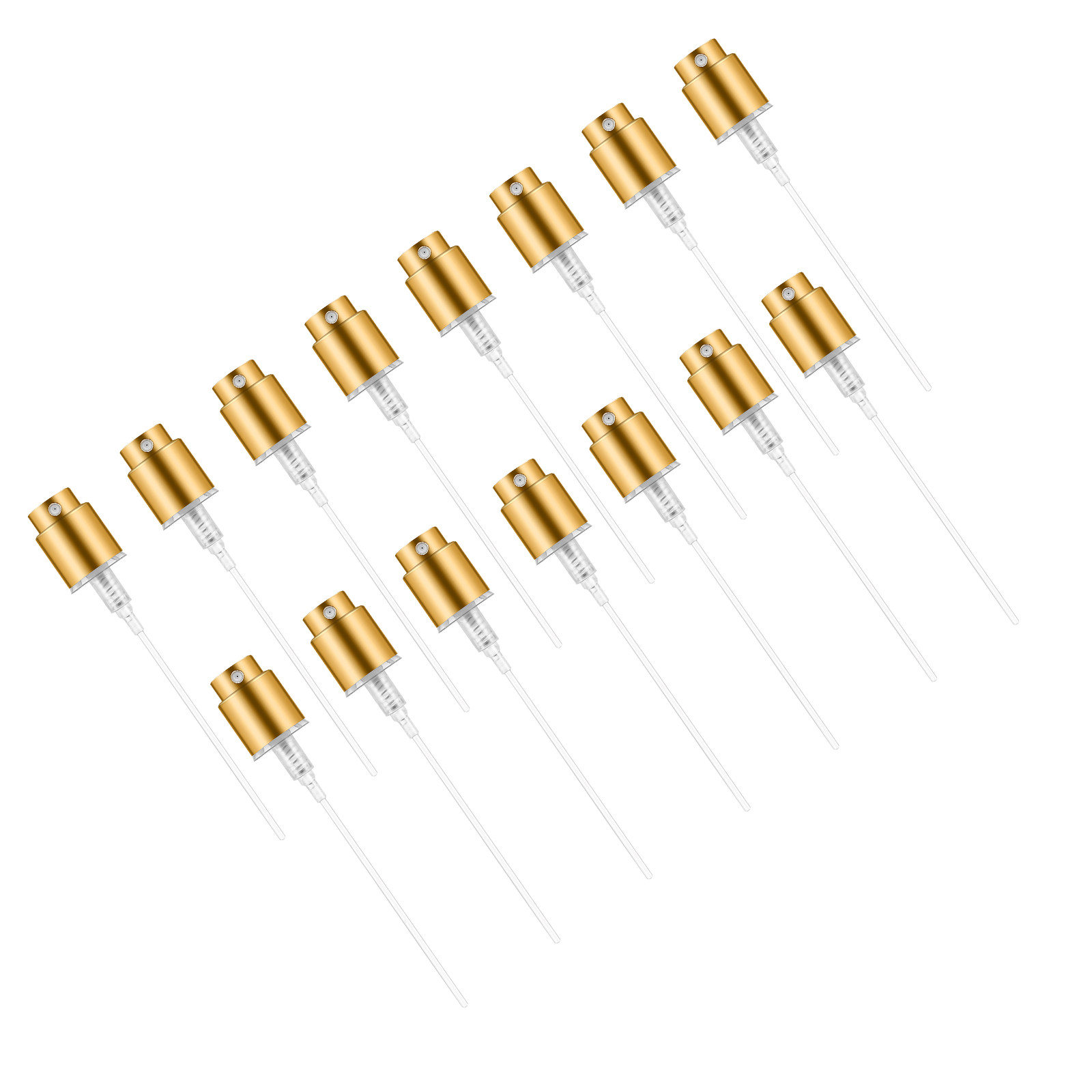 15Pcs Gold-Finished Perfume Bo - Misting Bottle Fine avaliação e preço
