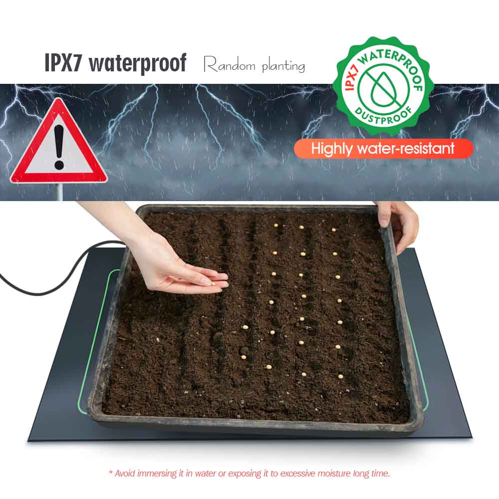 7-100W Plants Heating Pad with - Heat Mat Seedling avaliação e preço