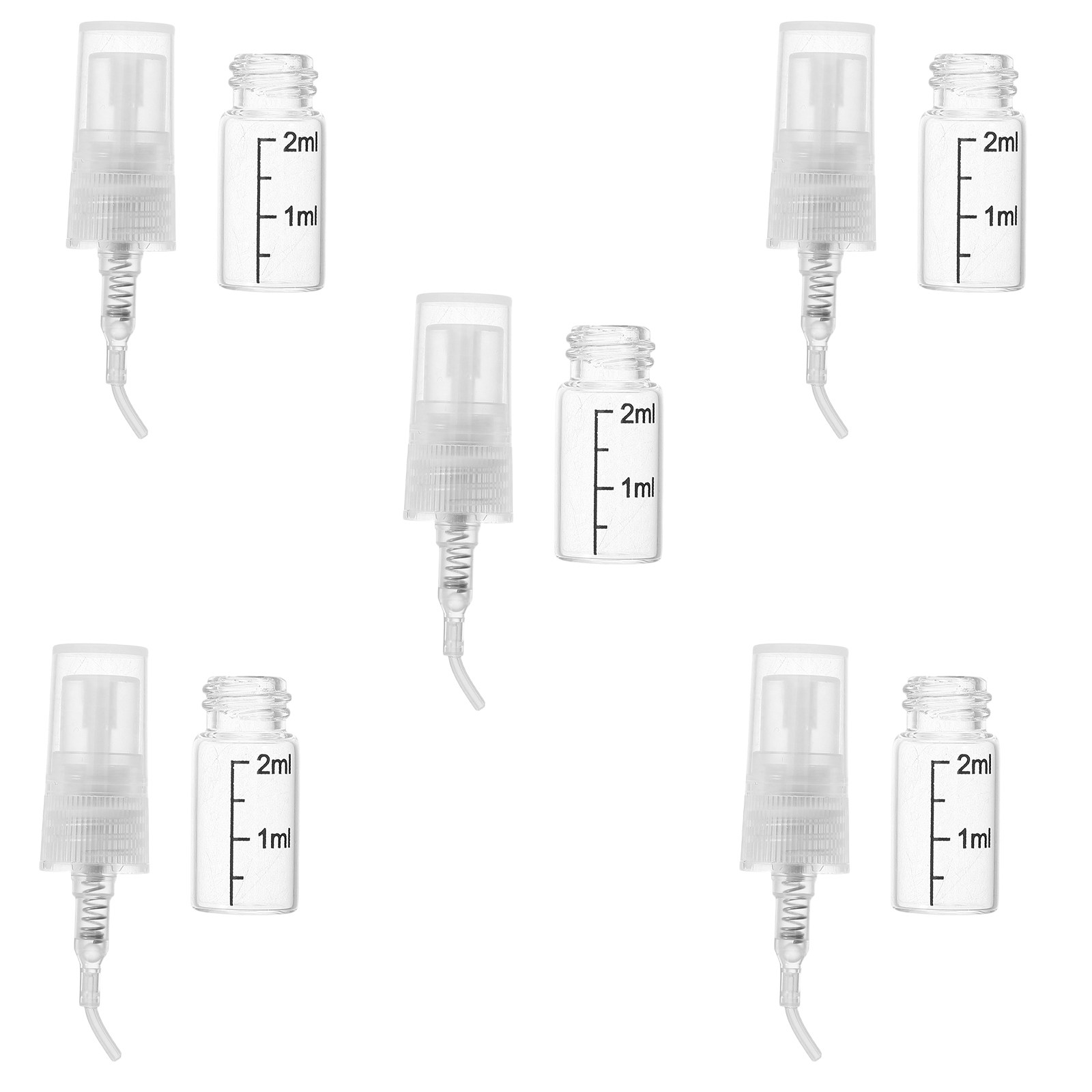5Pcs Portable Spray Bottle Set - Misting Bottle Fine avaliação e preço