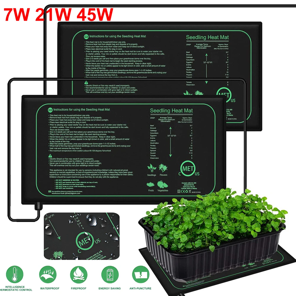 10/25/50CM Seedling Heat Mat I - Rooting Gel Clone avaliação e preço