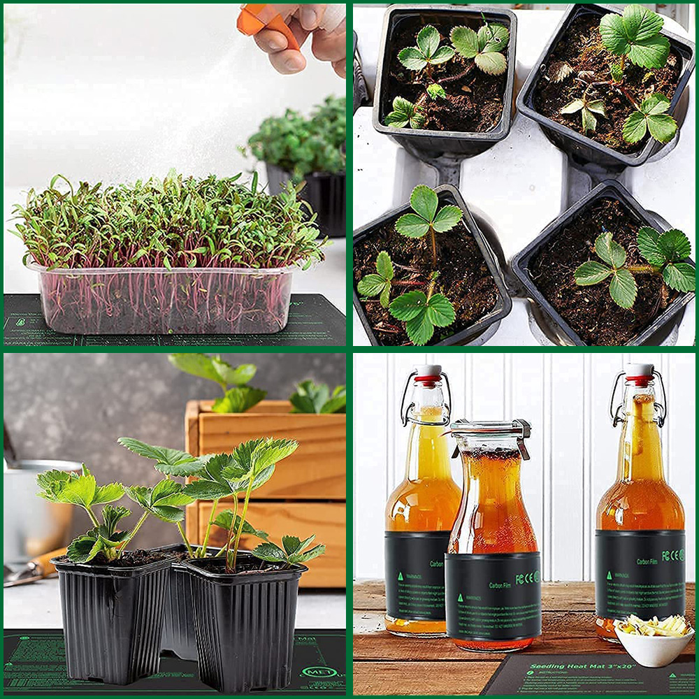 10/25/50CM Seedling Heat Mat I - Rooting Gel Clone avaliação e preço