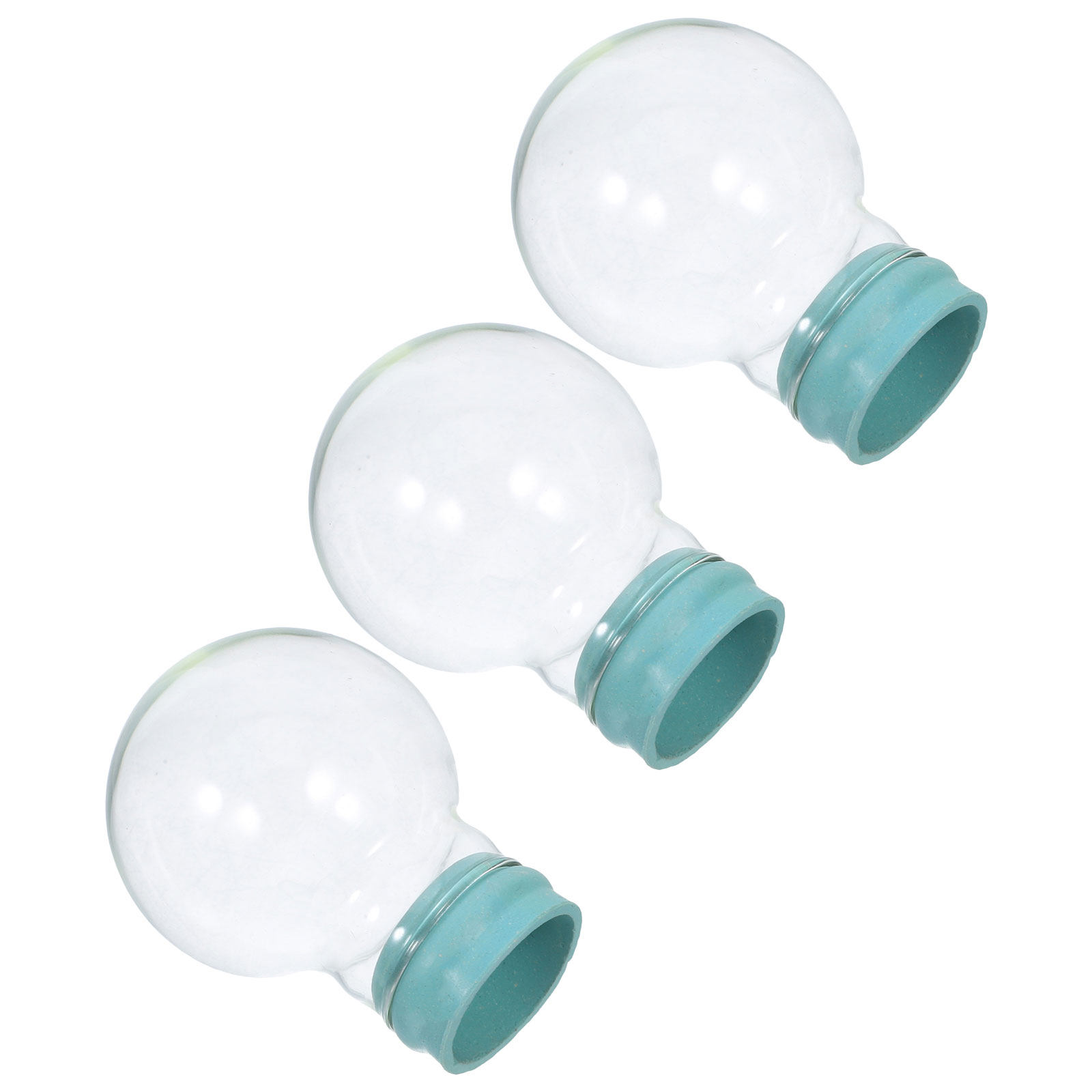 3Pcs Empty Snow Globe Glass Do - Plastic Dome Clear avaliação e preço