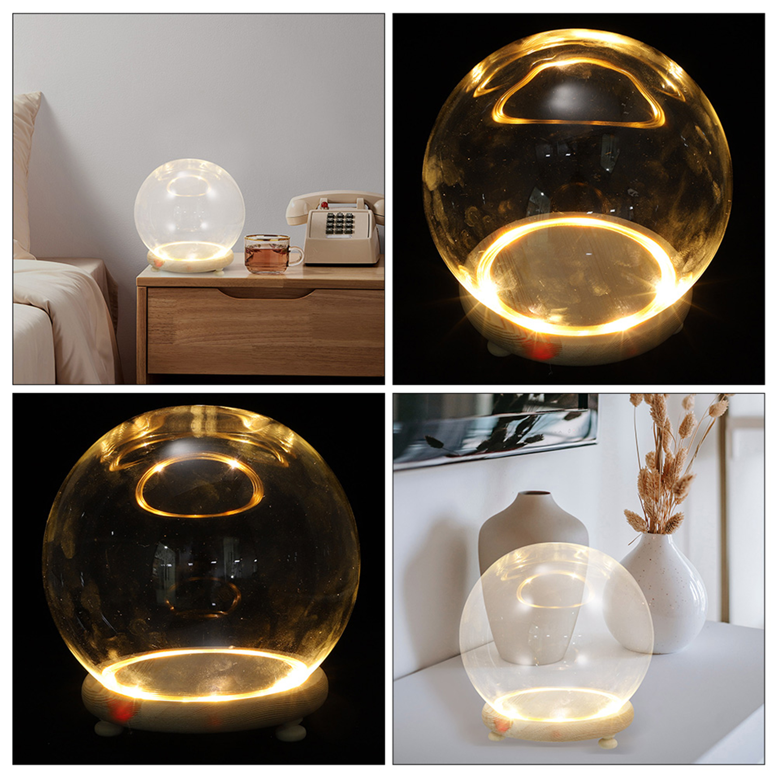 Eternal Flower Glass Cover Cle - Plastic Dome Clear avaliação e preço