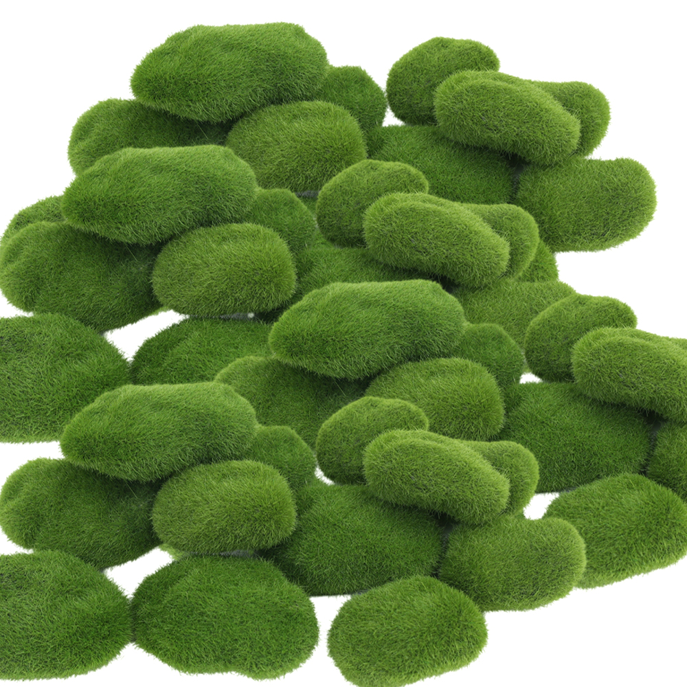 Artificial Green Moss Stones f - Sphagnum Moss Dry avaliação e preço