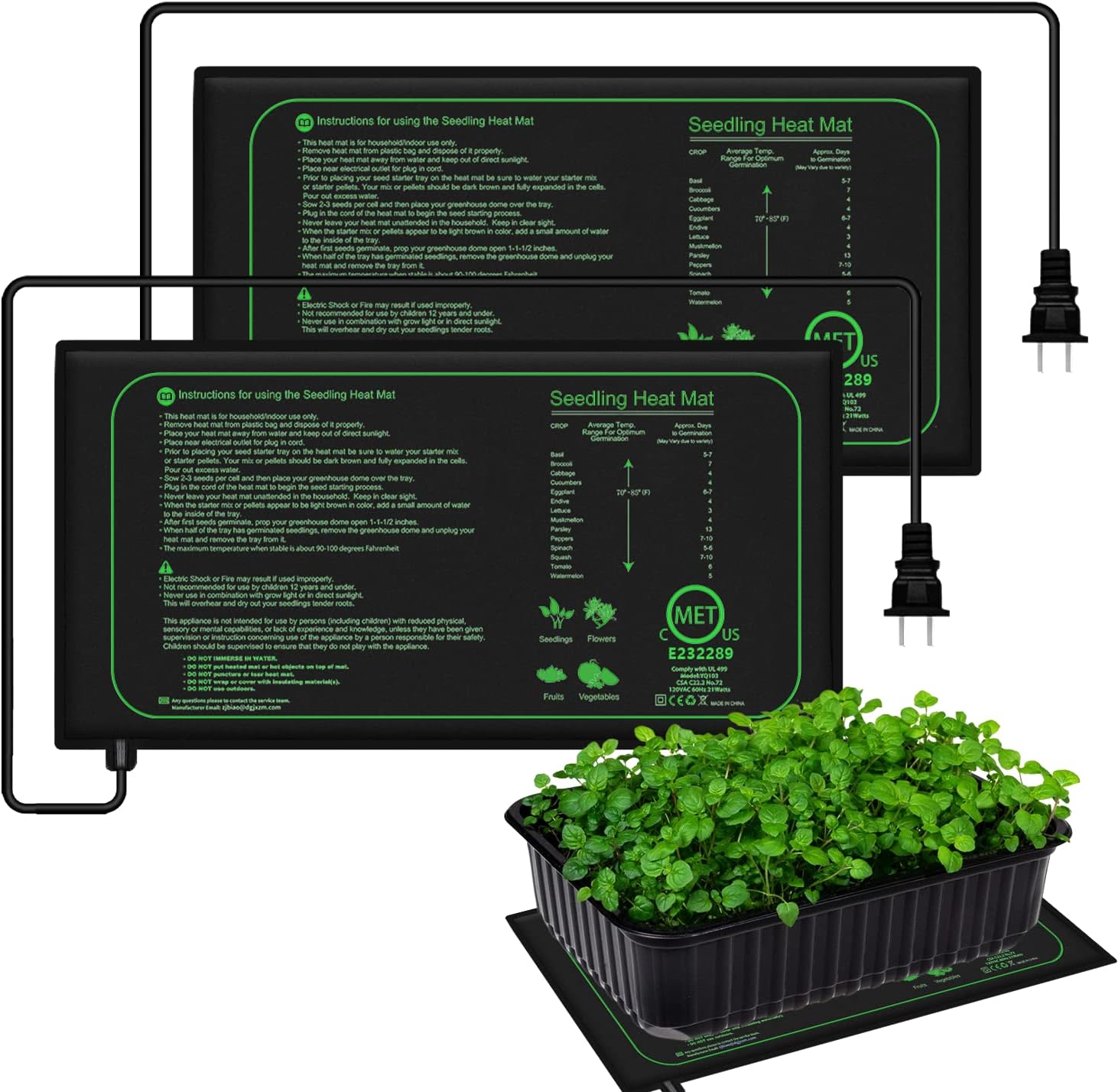 10/25/50CM Seedling Heat Mat I - Heat Mat Seedling avaliação e preço