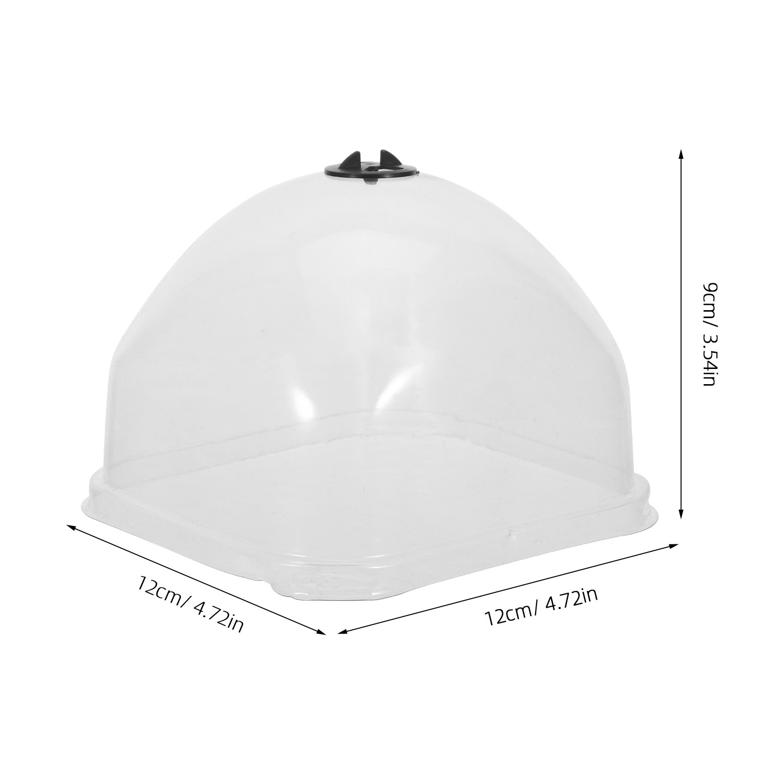 6Pcs Plant Cover Humidity Dome - Plastic Dome Clear avaliação e preço