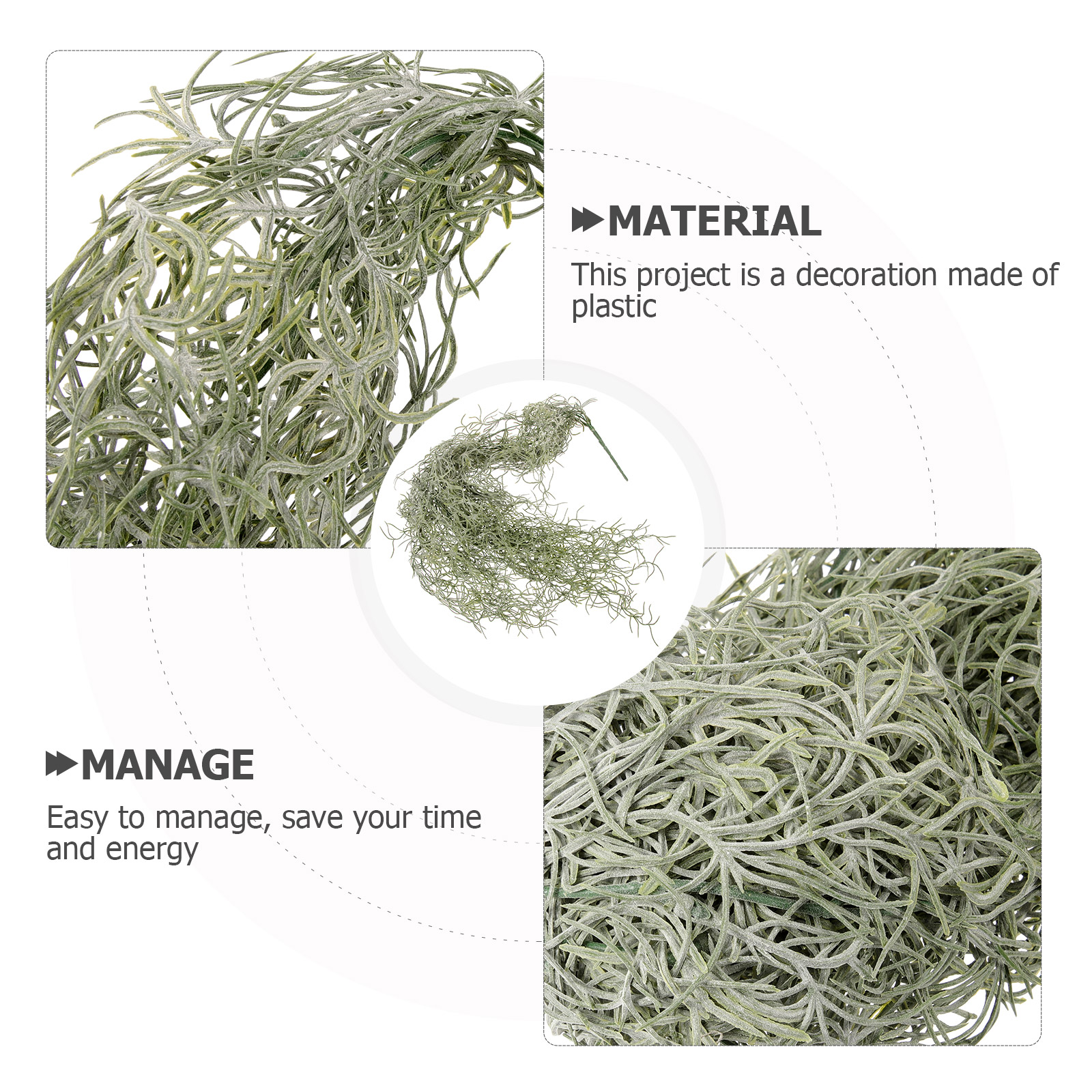 Hanging Decor Artificial Dried - Sphagnum Moss Dry avaliação e preço