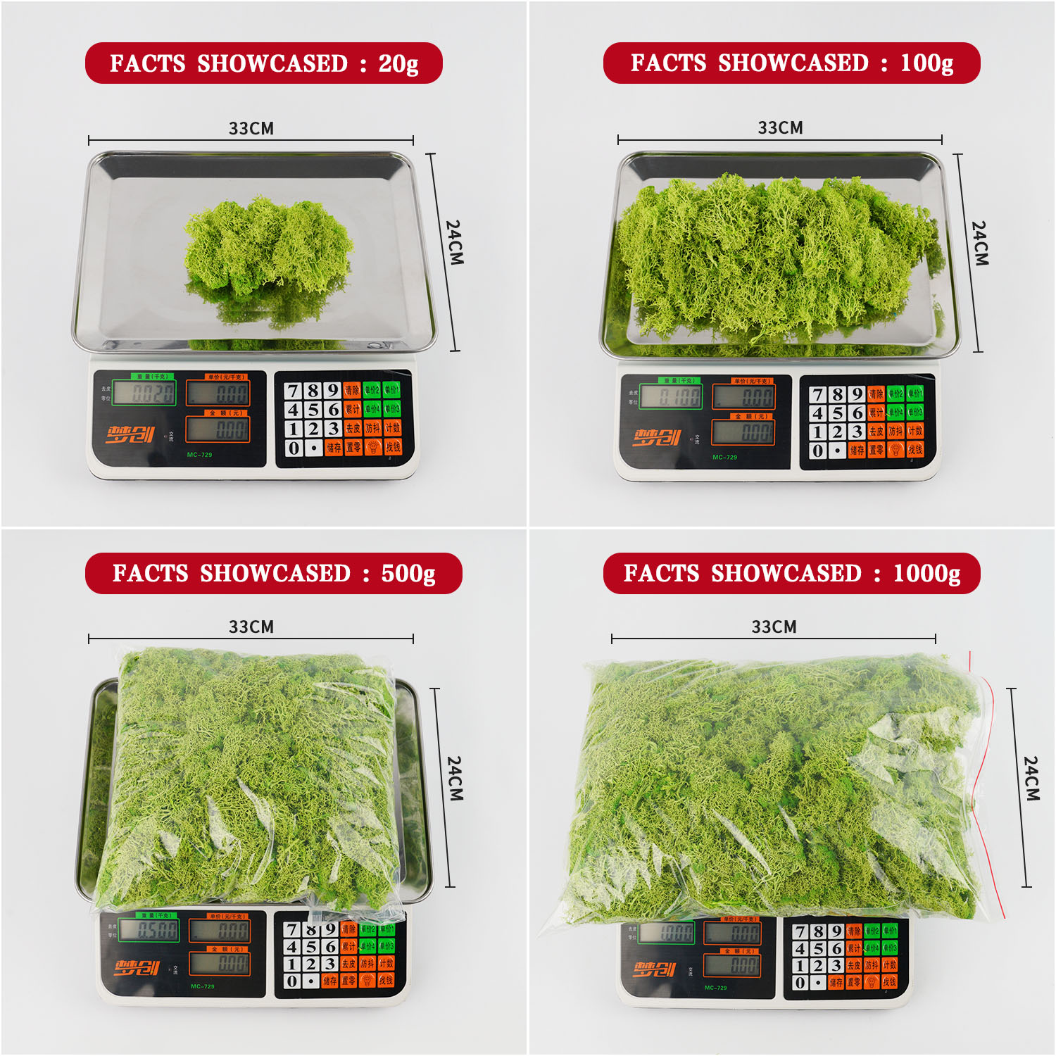 200g Artificial Green Plants M - Sphagnum Moss Dry avaliação e preço