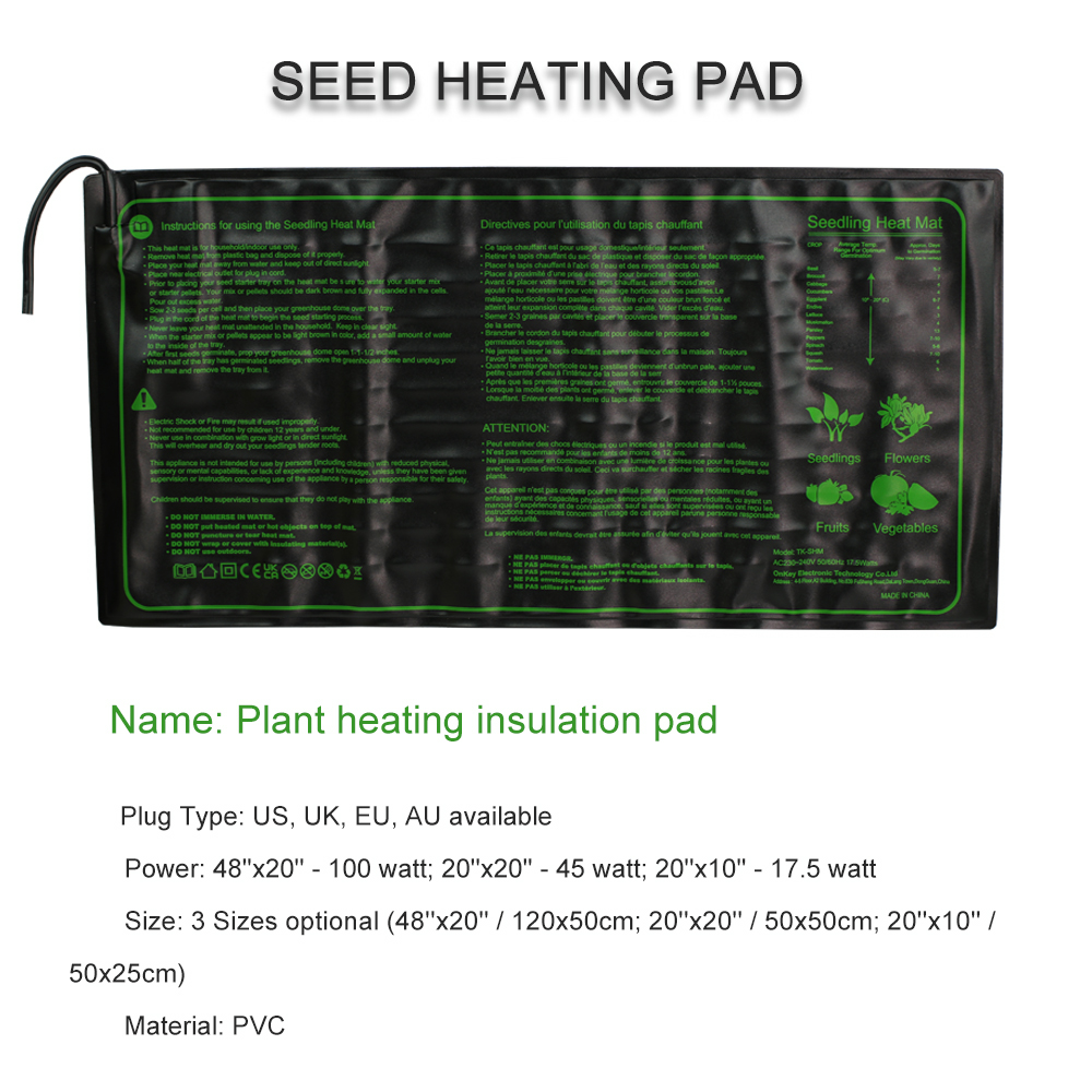 Seedling Heating Pad 3 Sizes W - Heat Mat Seedling avaliação e preço
