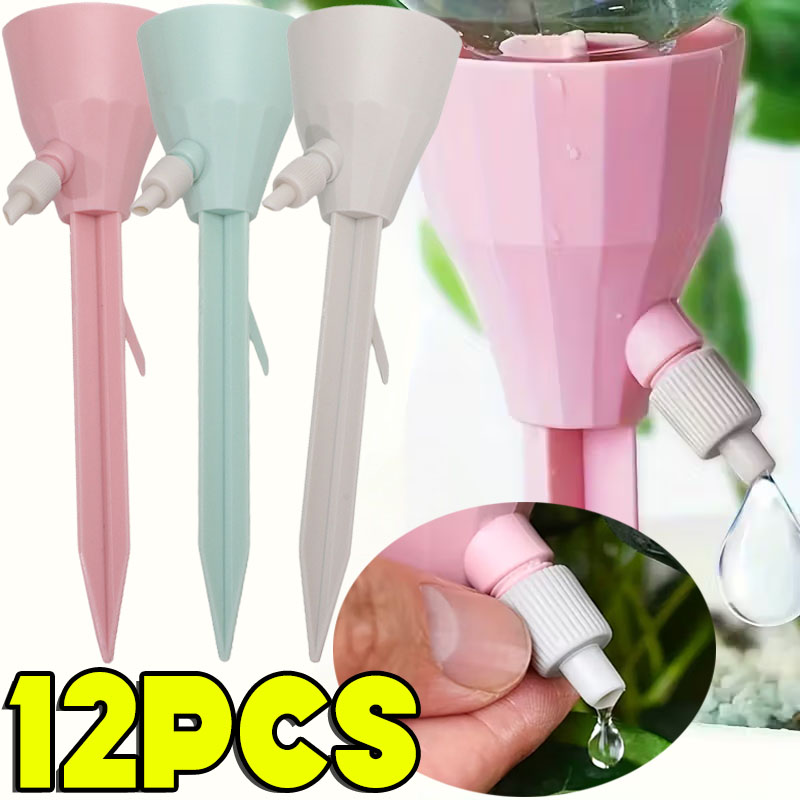 1/12pcs Automatic Drip Irrigat - Self Watering Insert avaliação e preço