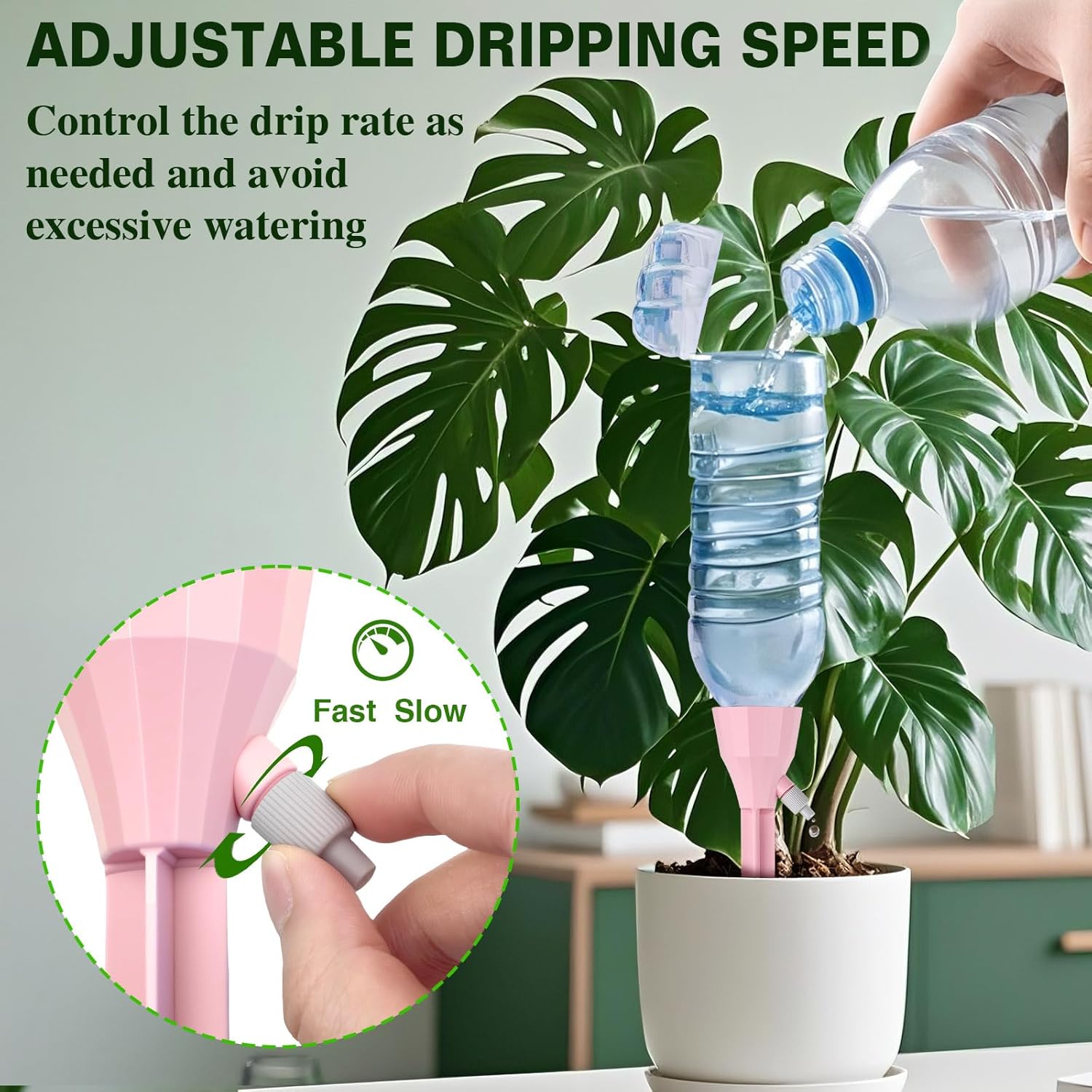 1/12pcs Automatic Drip Irrigat - Self Watering Insert avaliação e preço