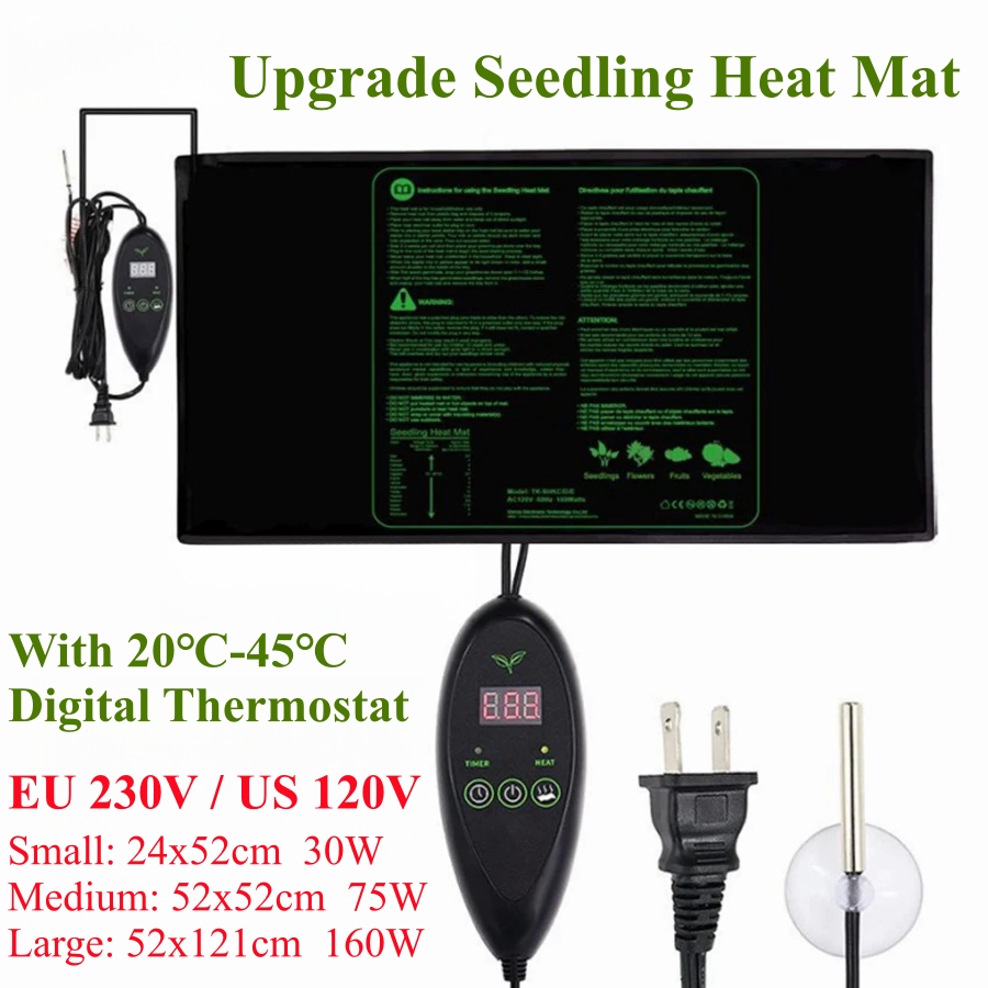 3 Sizes Upgrade Seedling Heat  - Heat Mat Seedling avaliação e preço
