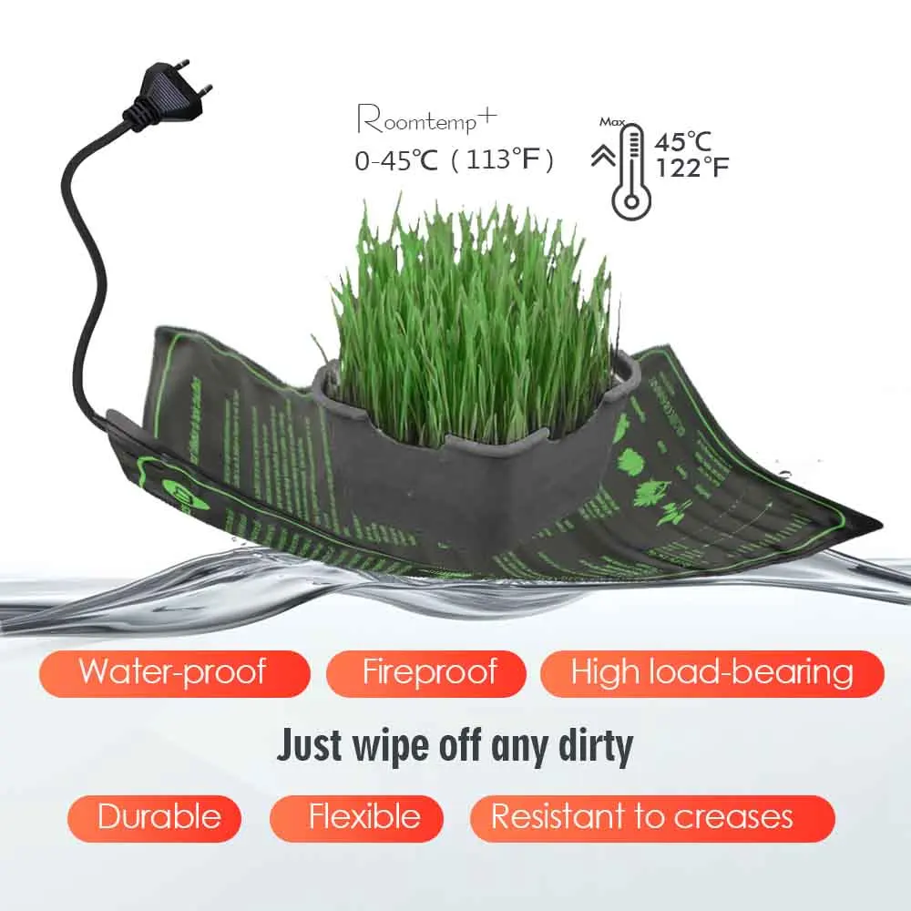 17.5/45/100W PVC Seedling Ther - Heat Mat Seedling avaliação e preço