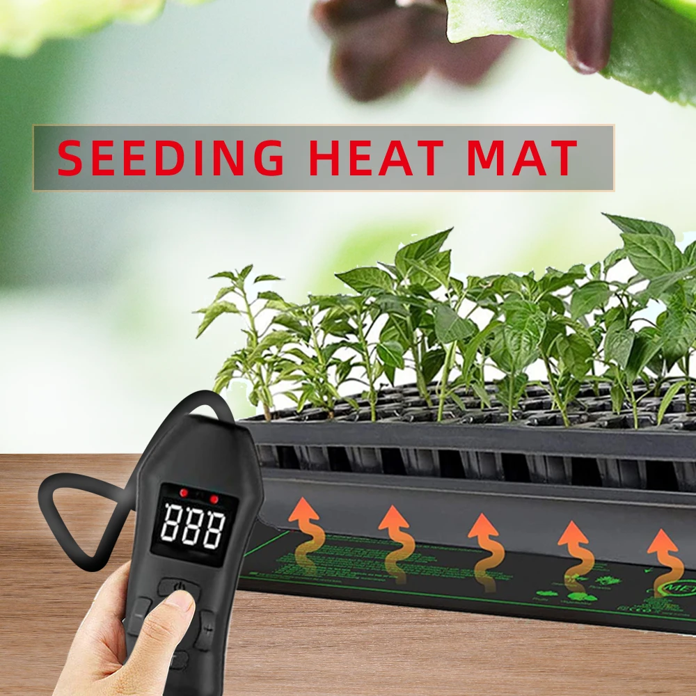 50W EU-US/UK/AU Adjustable The - Heat Mat Seedling avaliação e preço